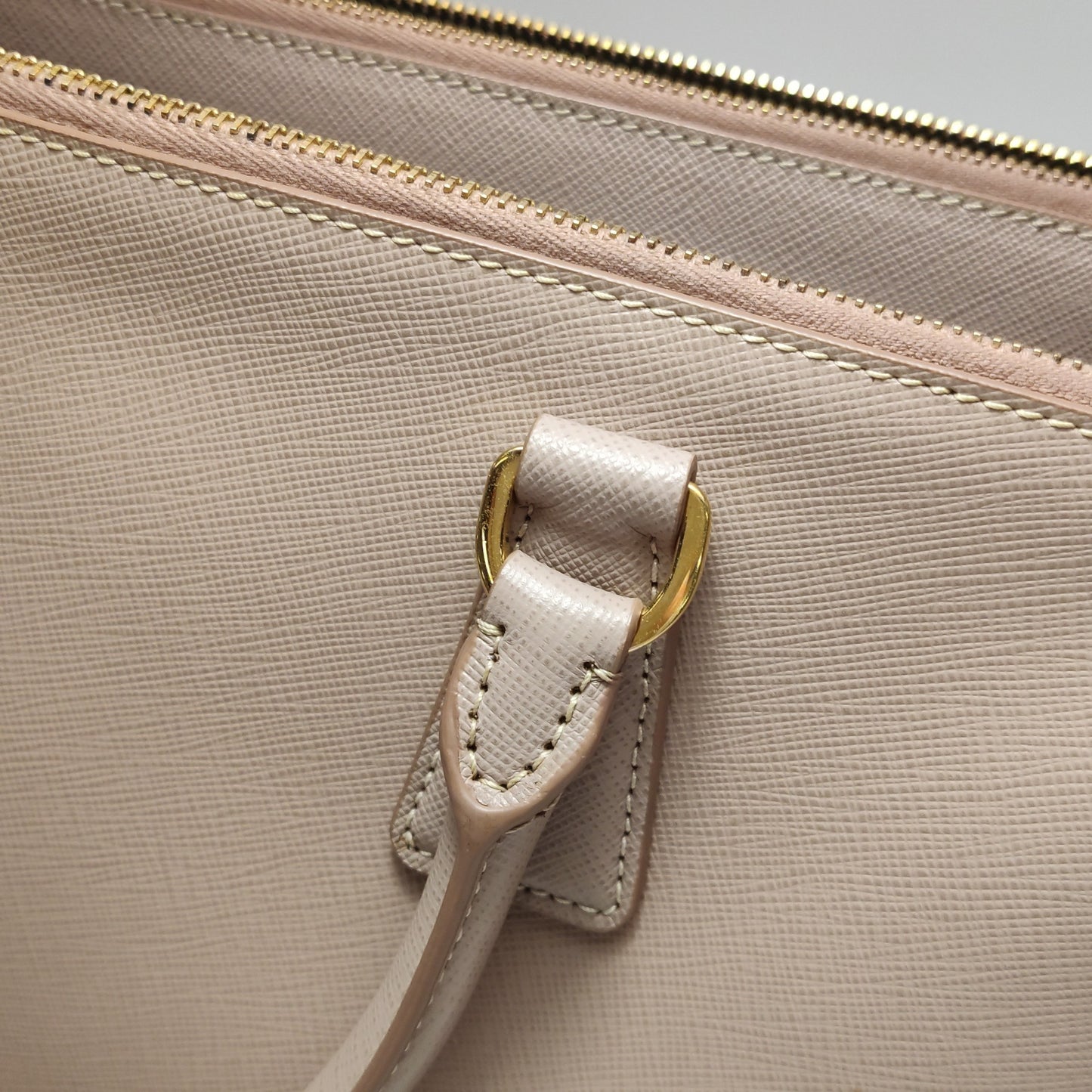 Prada - Galleria - Leather - Beige - (Large)