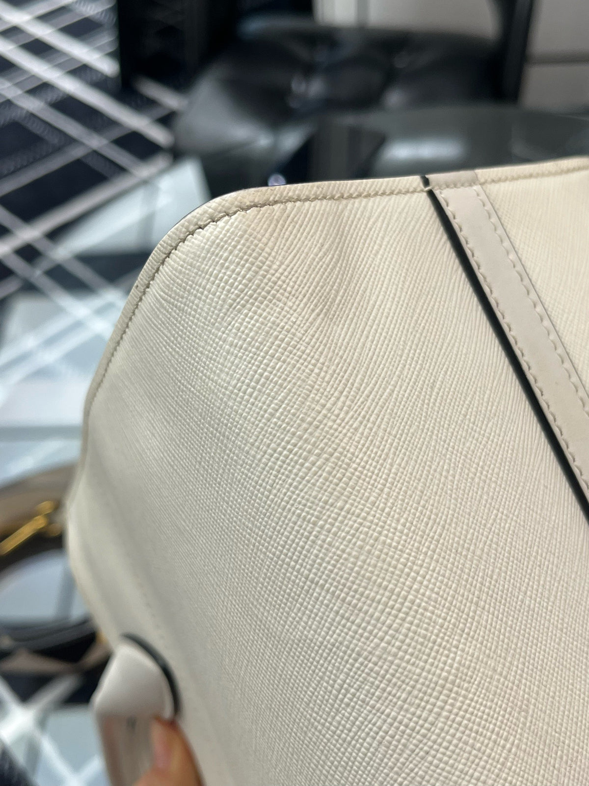 Prada - Galleria - Leather - Beige - (small)