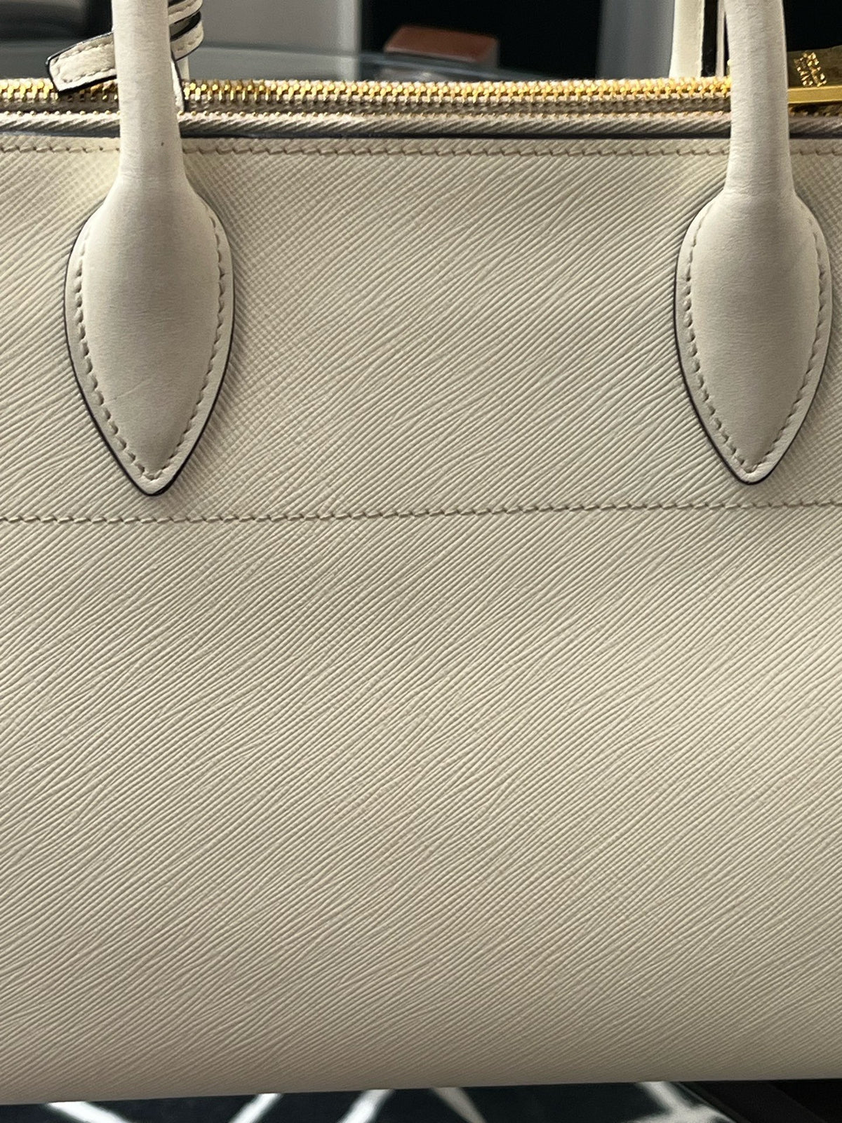 Prada - Galleria - Leather - Beige - (small)
