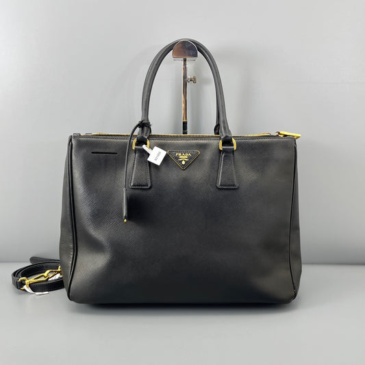 Prada - Galleria - Leather - Black - (large)