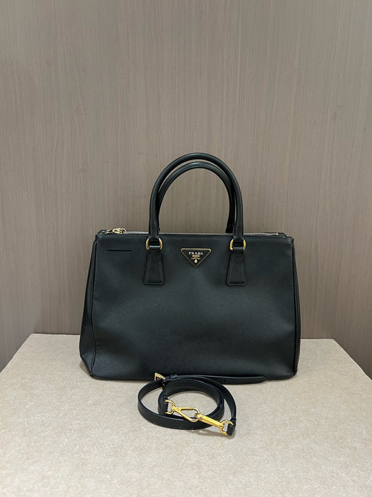Prada - Galleria - Leather - Black - (large)