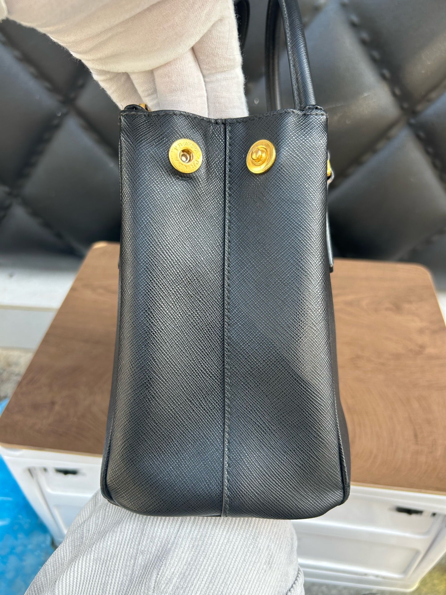 Prada - Galleria - Leather - Black - (medium)