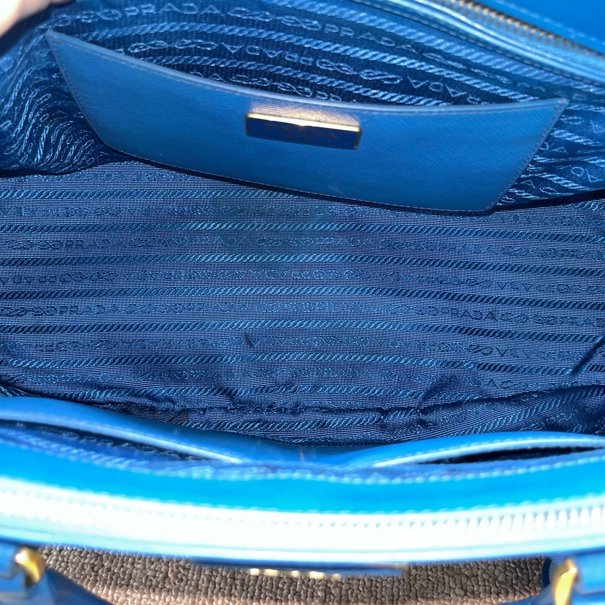 Prada - Galleria - Leather - Blue - (medium)