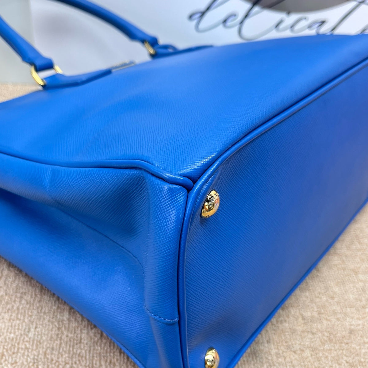 Prada - Galleria - Leather - Blue - (medium)