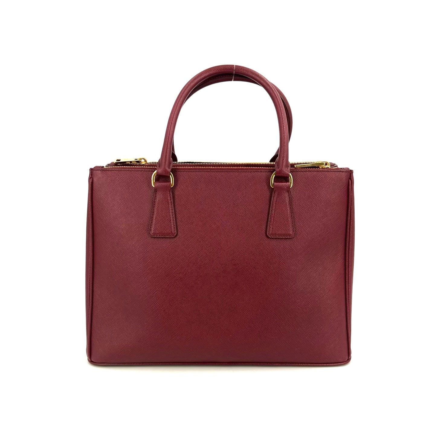 Prada - Galleria - Leather - Burgundy - (medium)