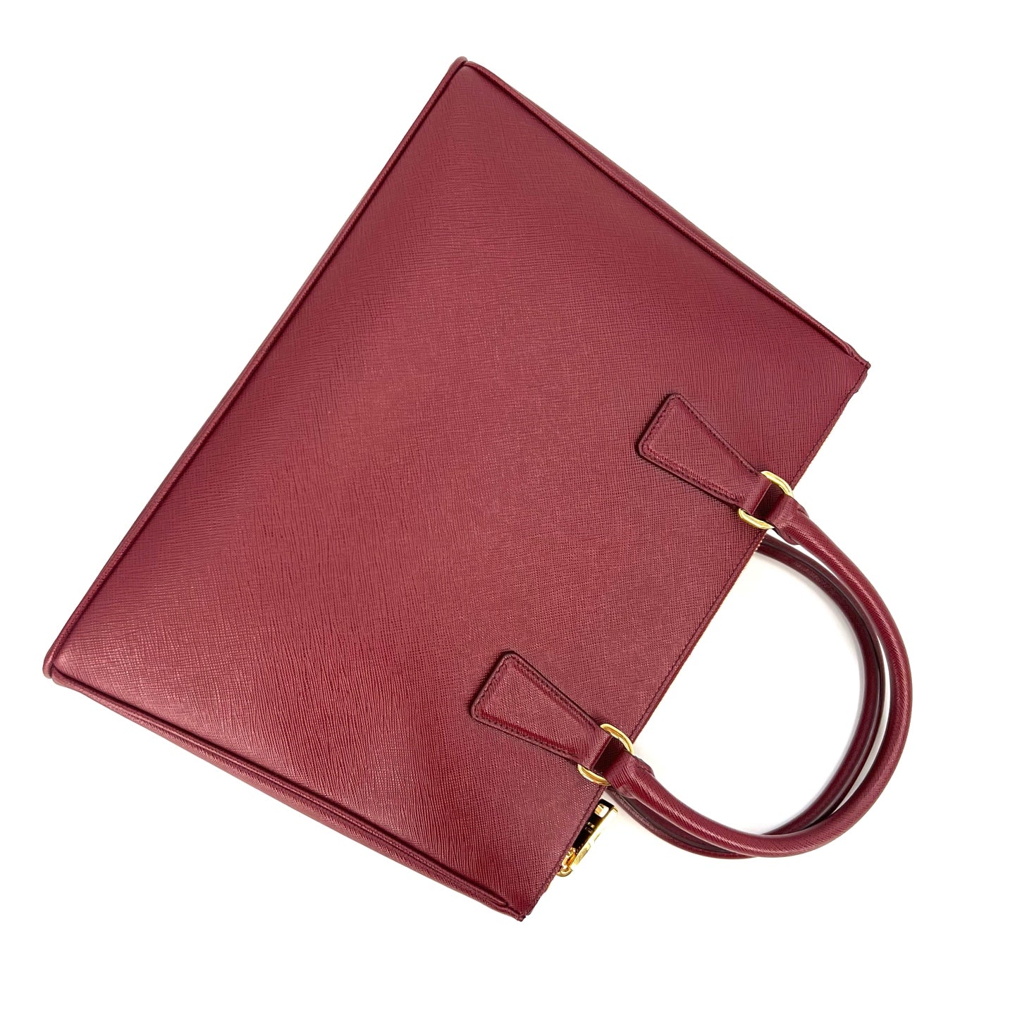 Prada - Galleria - Leather - Burgundy - (medium)