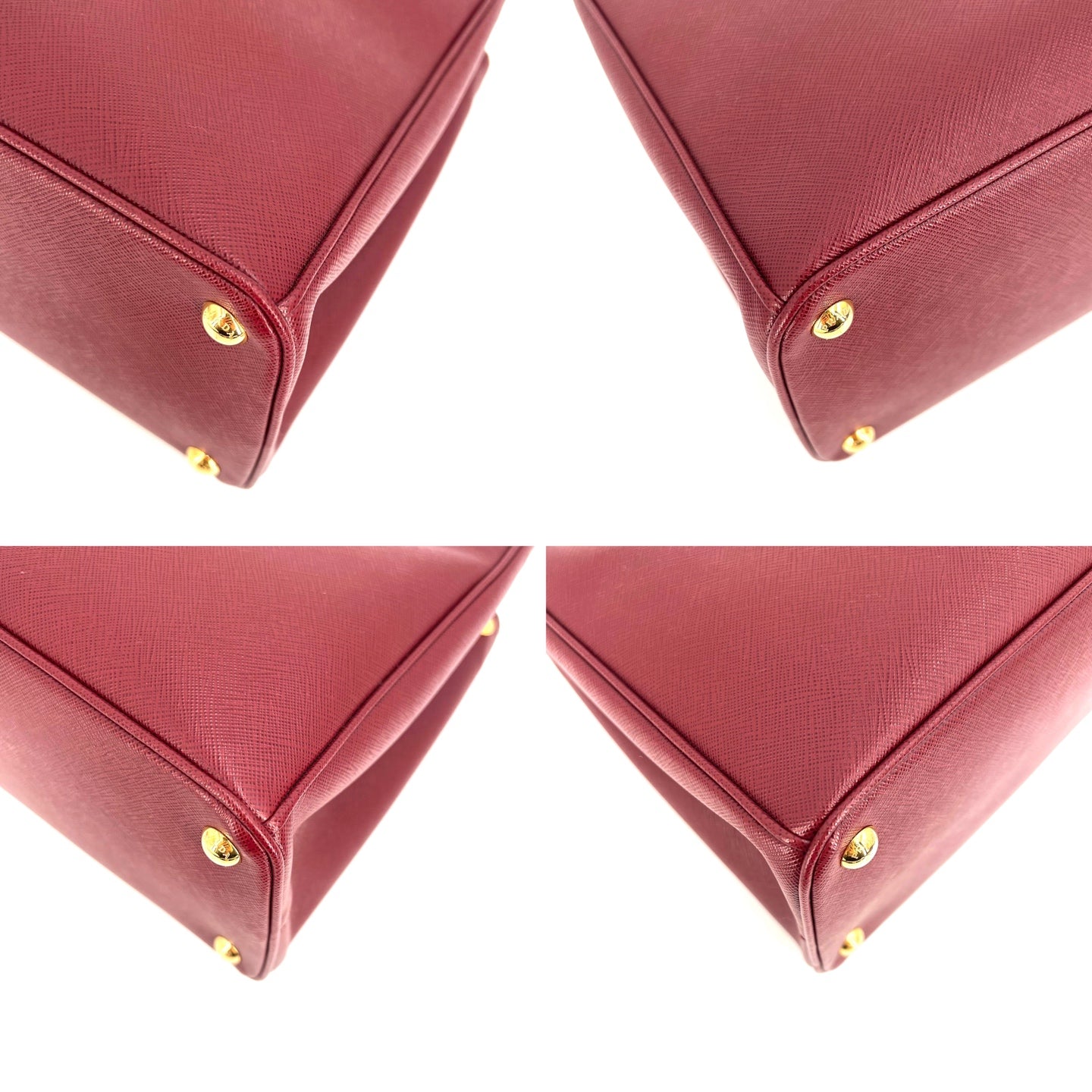 Prada - Galleria - Leather - Burgundy - (medium)