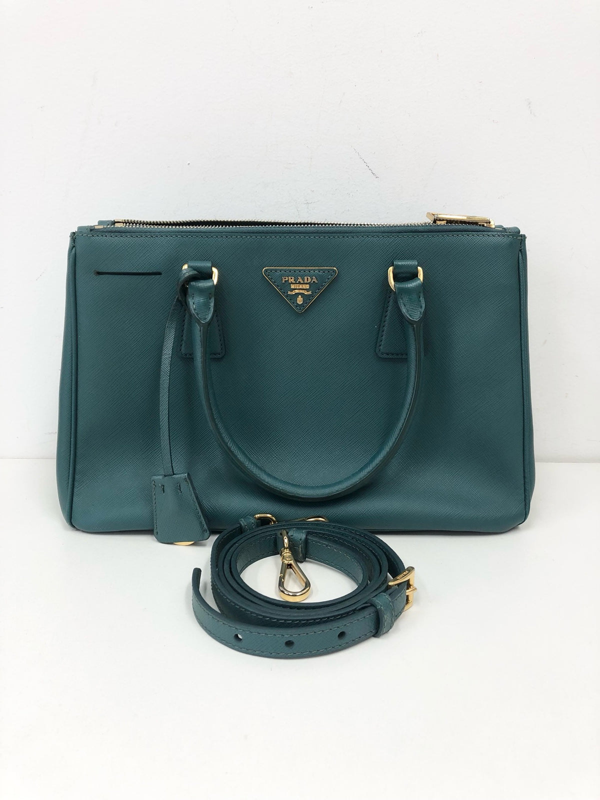 Prada - Galleria - Leather - Green - (Small)