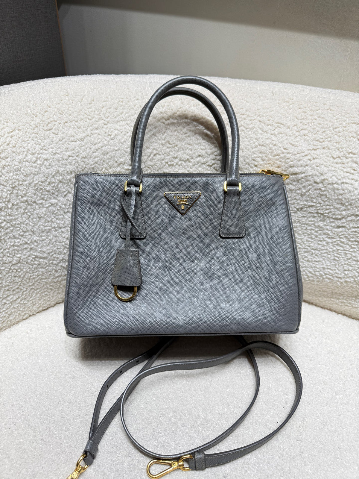 Prada - Galleria - Leather - Grey - (Medium)