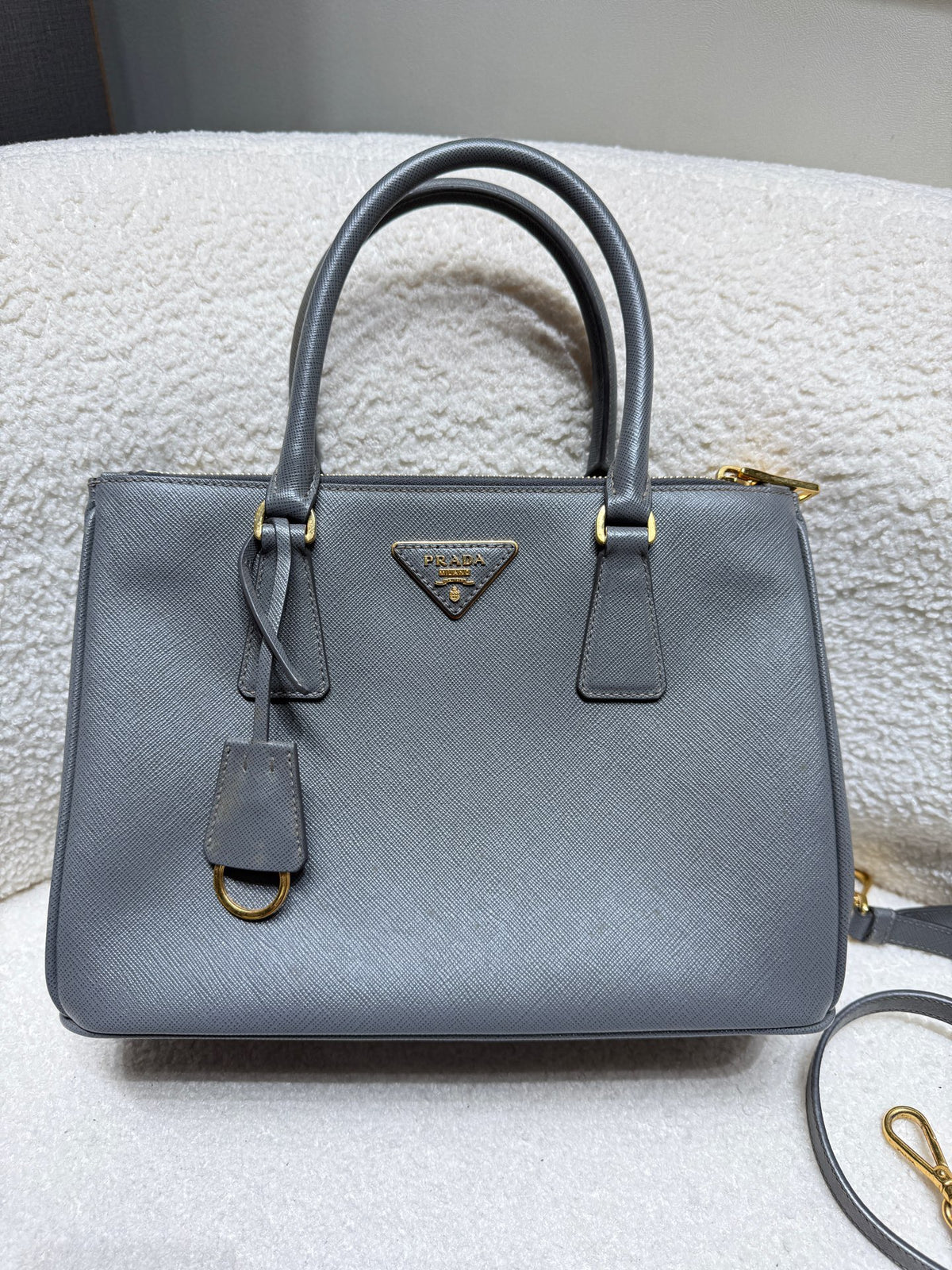 Prada - Galleria - Leather - Grey - (Medium)