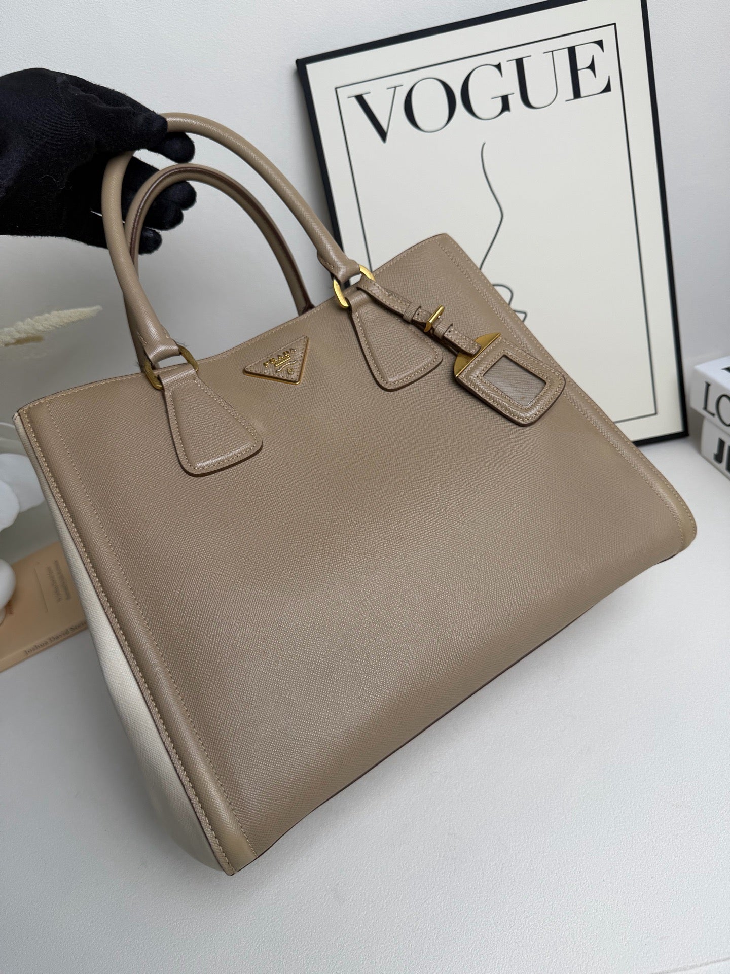 Prada - Galleria - Leather - Grey - (medium)
