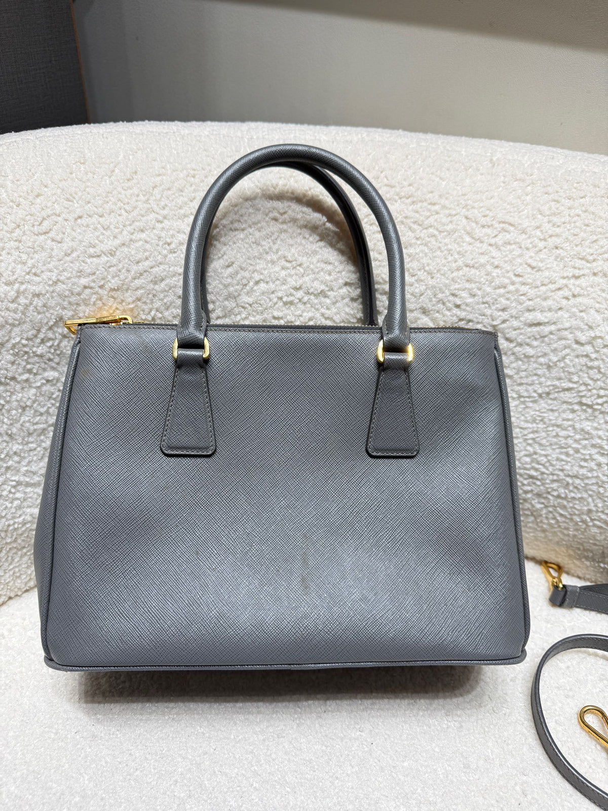 Prada - Galleria - Leather - Grey - (Medium)