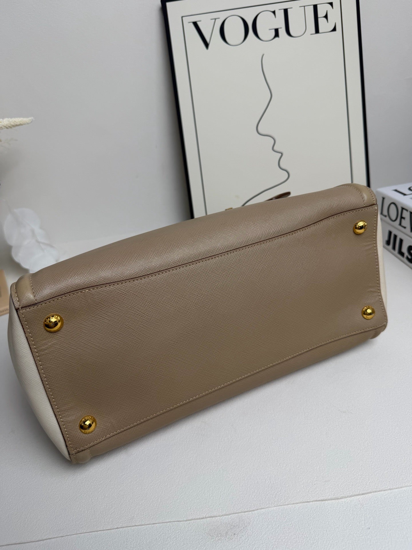 Prada - Galleria - Leather - Grey - (medium)