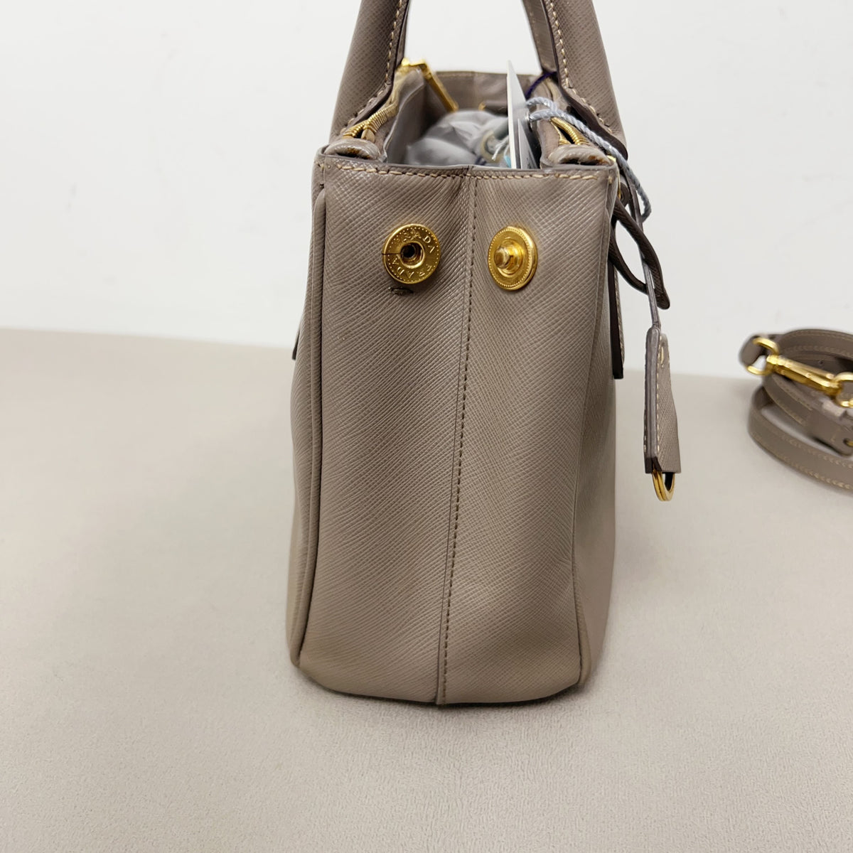 Prada - Galleria - Leather - Grey - (medium)