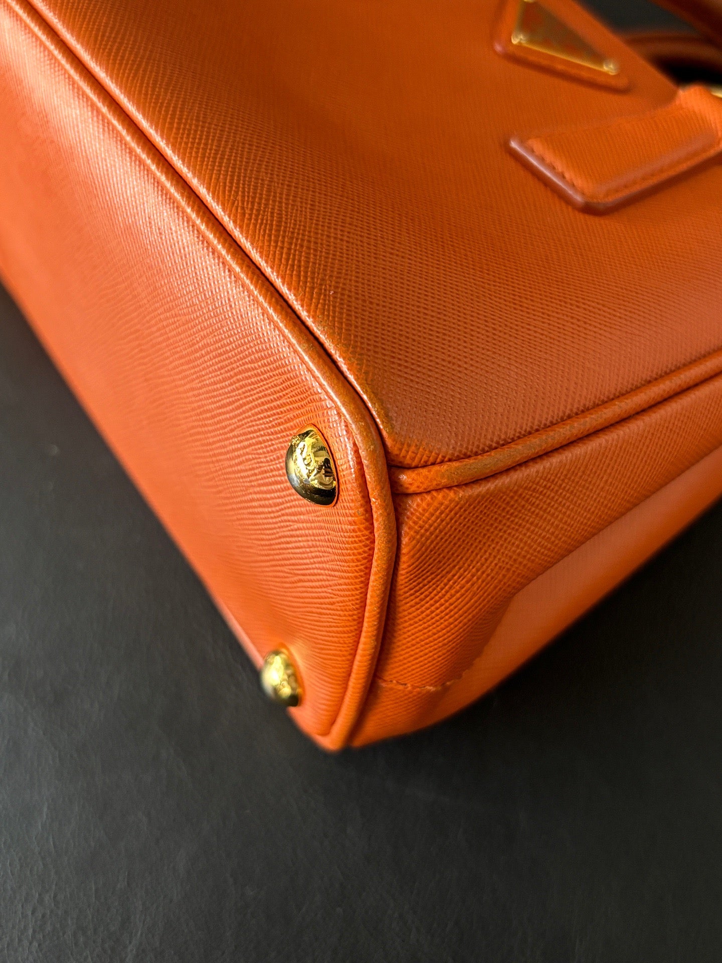 Prada - Galleria - Leather - Orange - (mini)