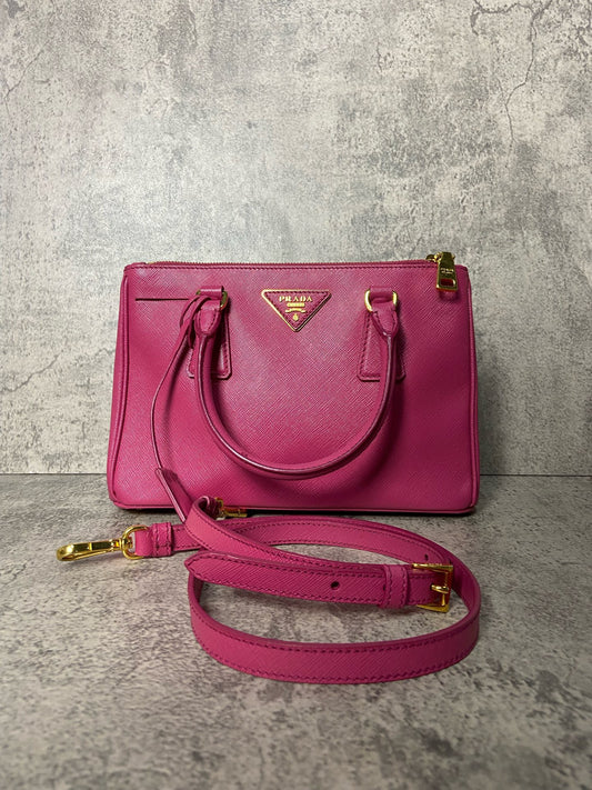 Prada - Galleria - Leather - Pink - (medium)