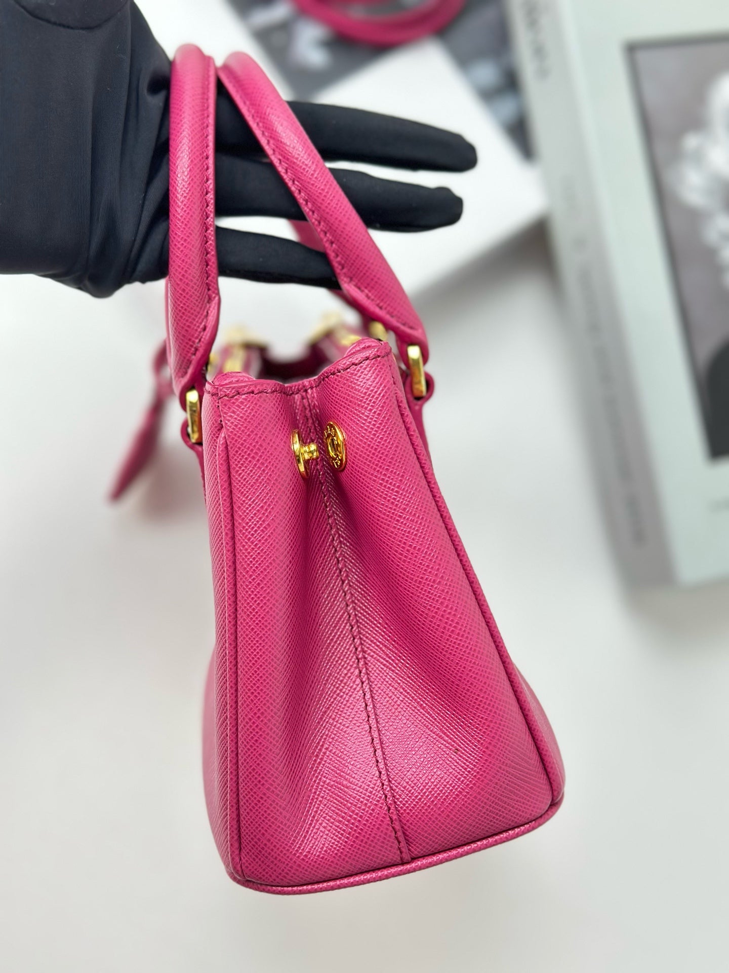 Prada - Galleria - Leather - Pink - (mini)