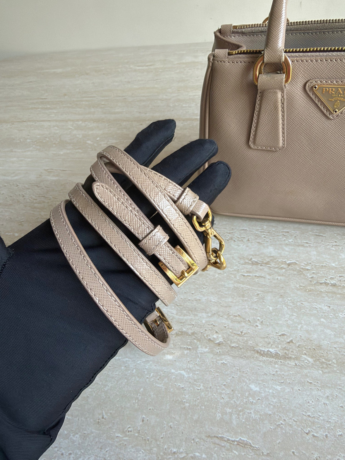 Prada - Galleria - Leather - Pink - (mini)