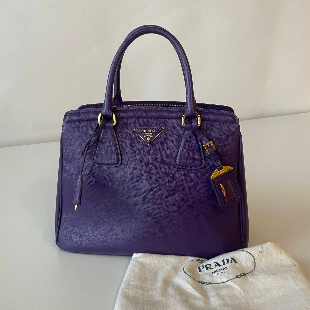 Prada - Galleria - Leather - Purple