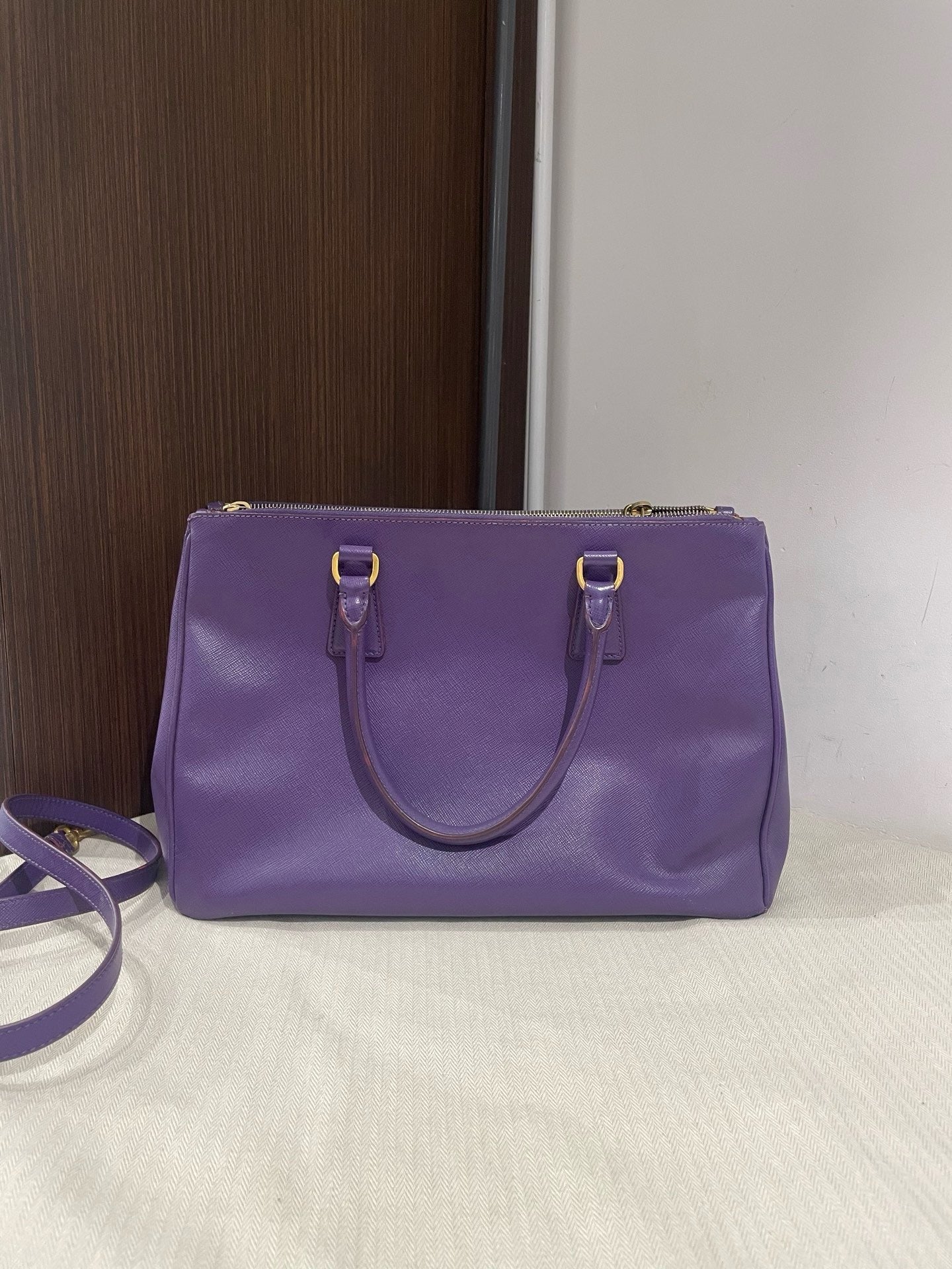 Prada - Galleria - Leather - Purple - (medium)