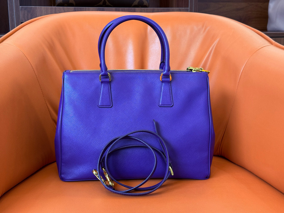 Prada - Galleria - Leather - Purple - (medium)