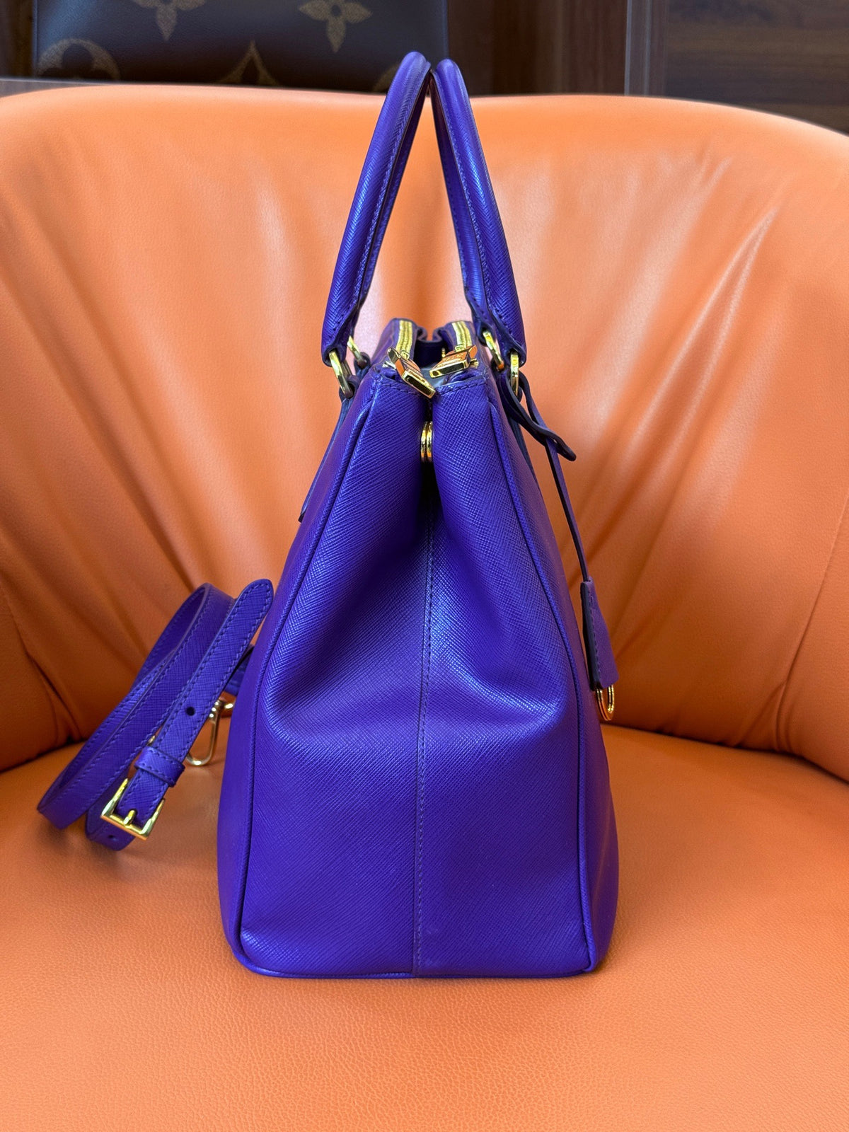 Prada - Galleria - Leather - Purple - (medium)
