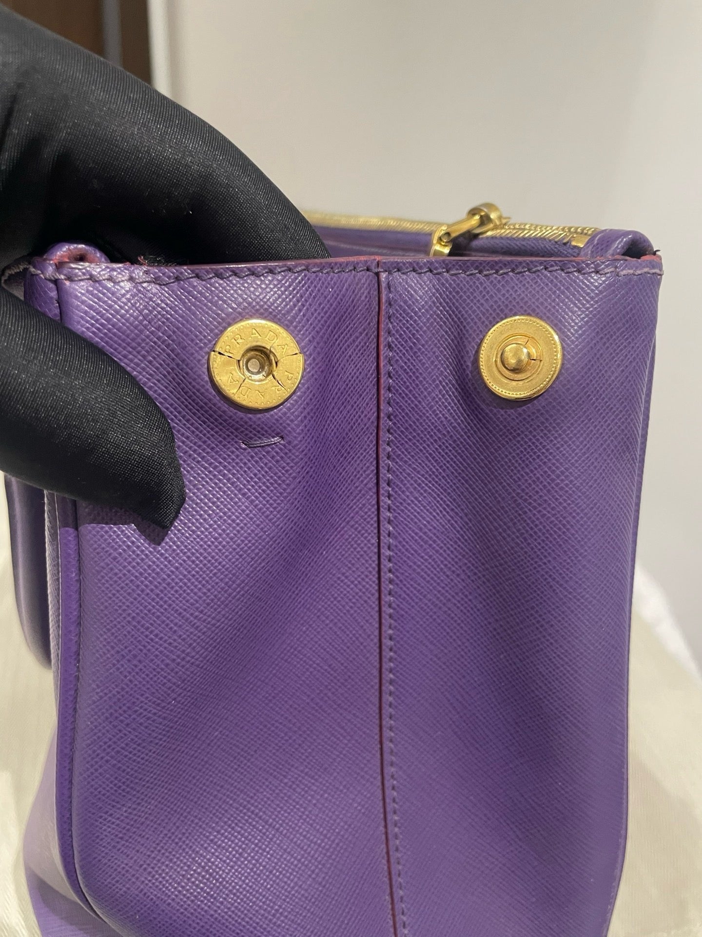 Prada - Galleria - Leather - Purple - (medium)