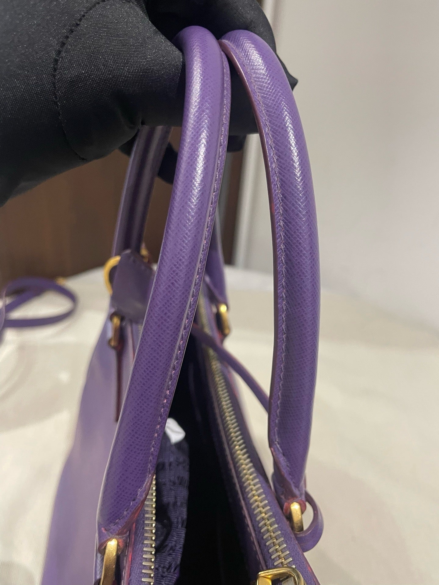 Prada - Galleria - Leather - Purple - (medium)