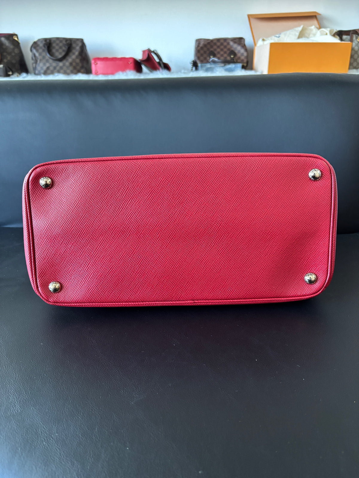 Prada - Galleria - Leather - Red - (Medium)