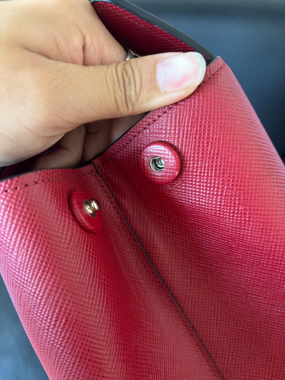 Prada - Galleria - Leather - Red - (Medium)
