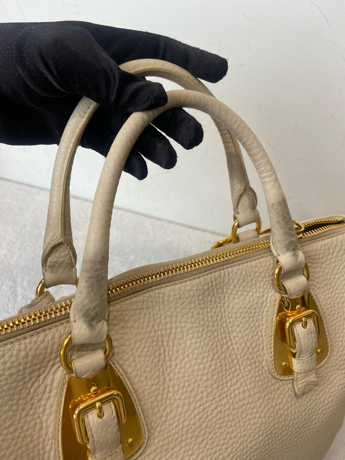 Prada - Galleria - Leather - White - (large)