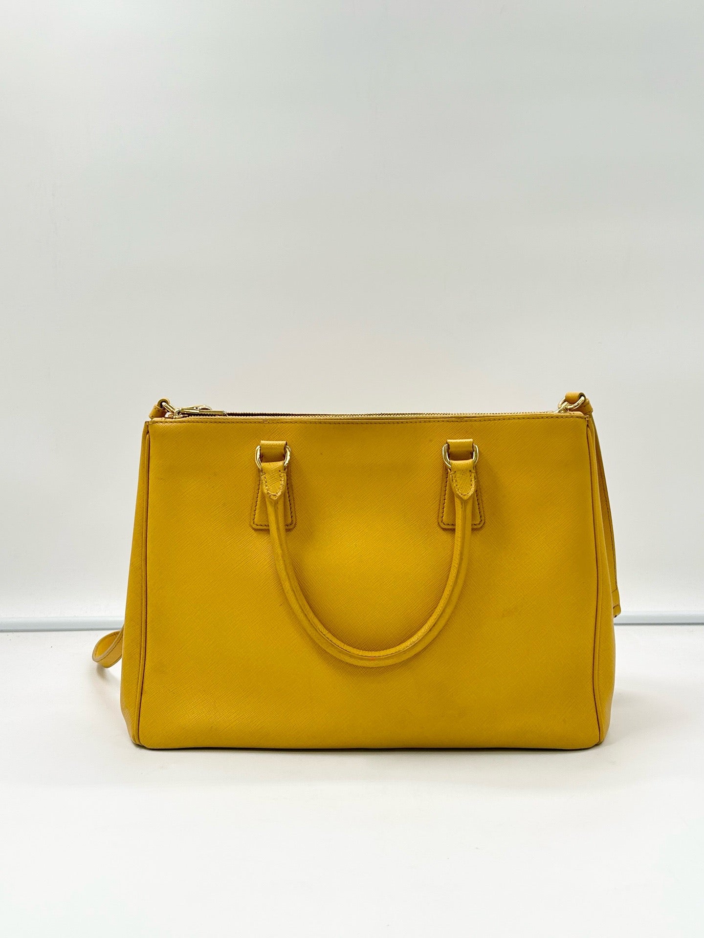 Prada - Galleria - Leather - Yellow - (Medium)