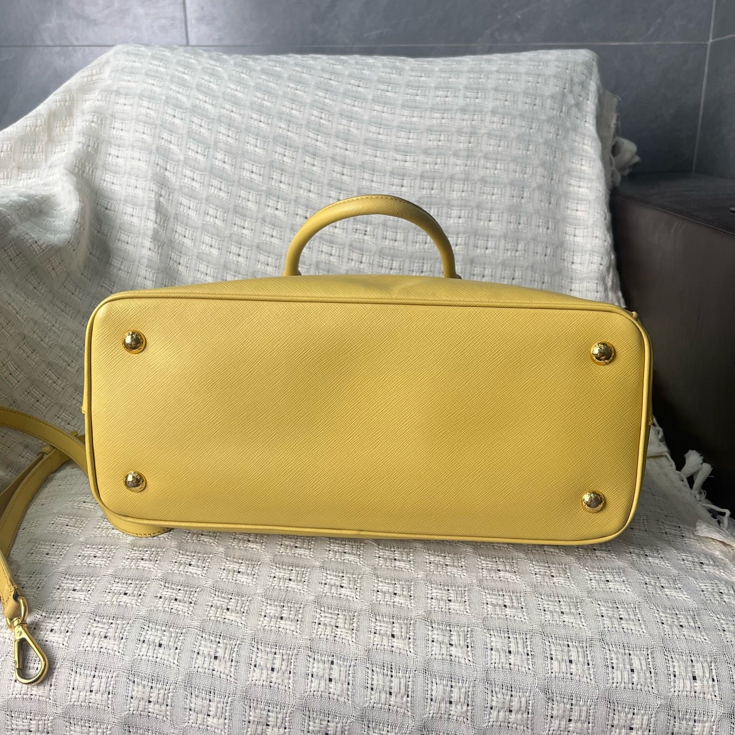 Prada - Galleria - Leather - Yellow - (medium)