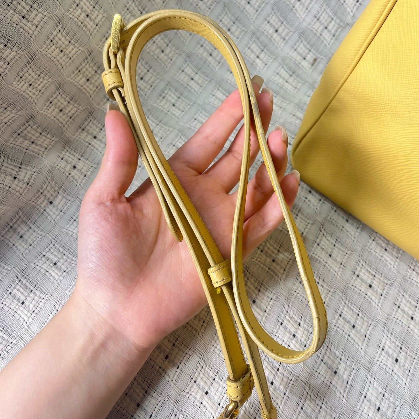 Prada - Galleria - Leather - Yellow - (medium)