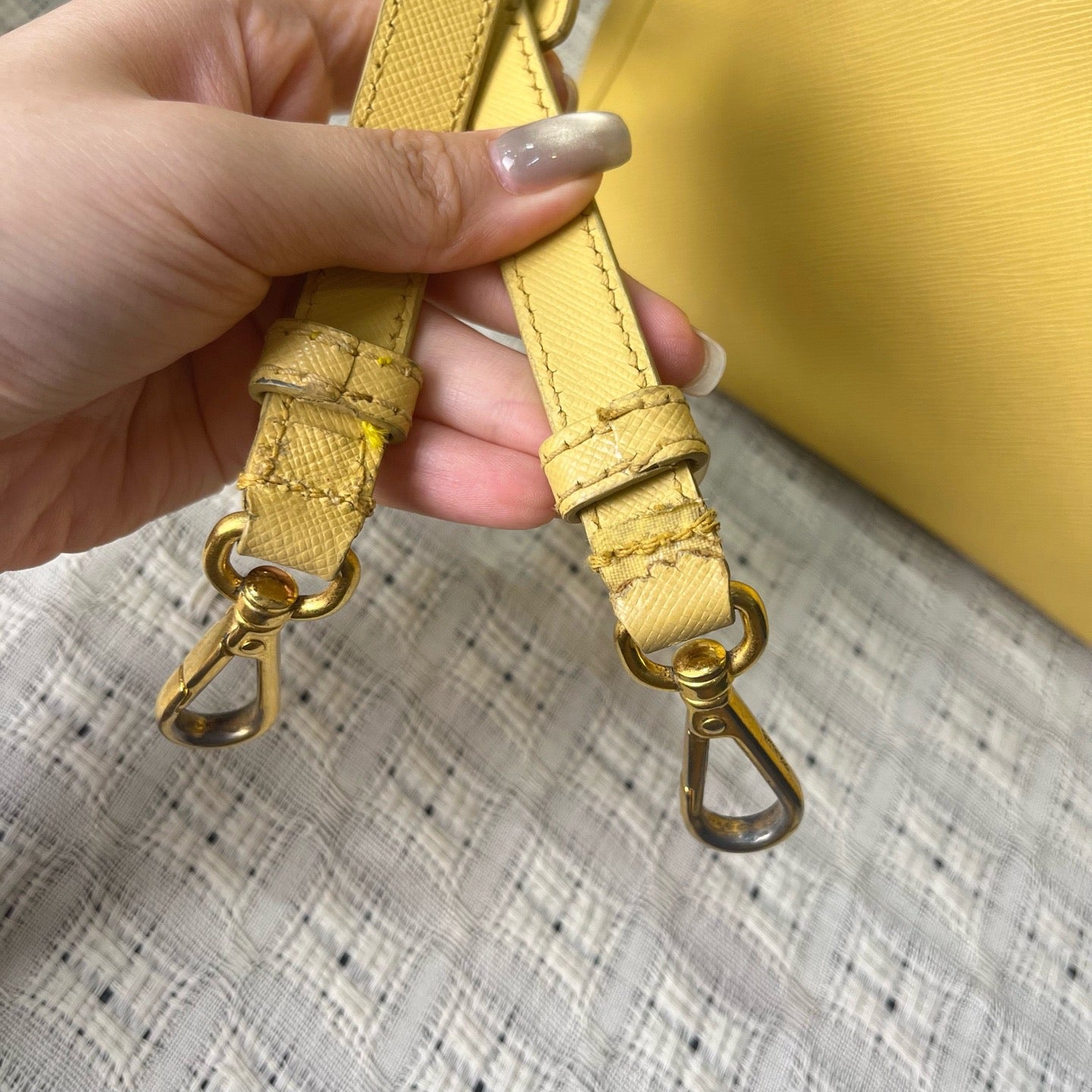 Prada - Galleria - Leather - Yellow - (medium)