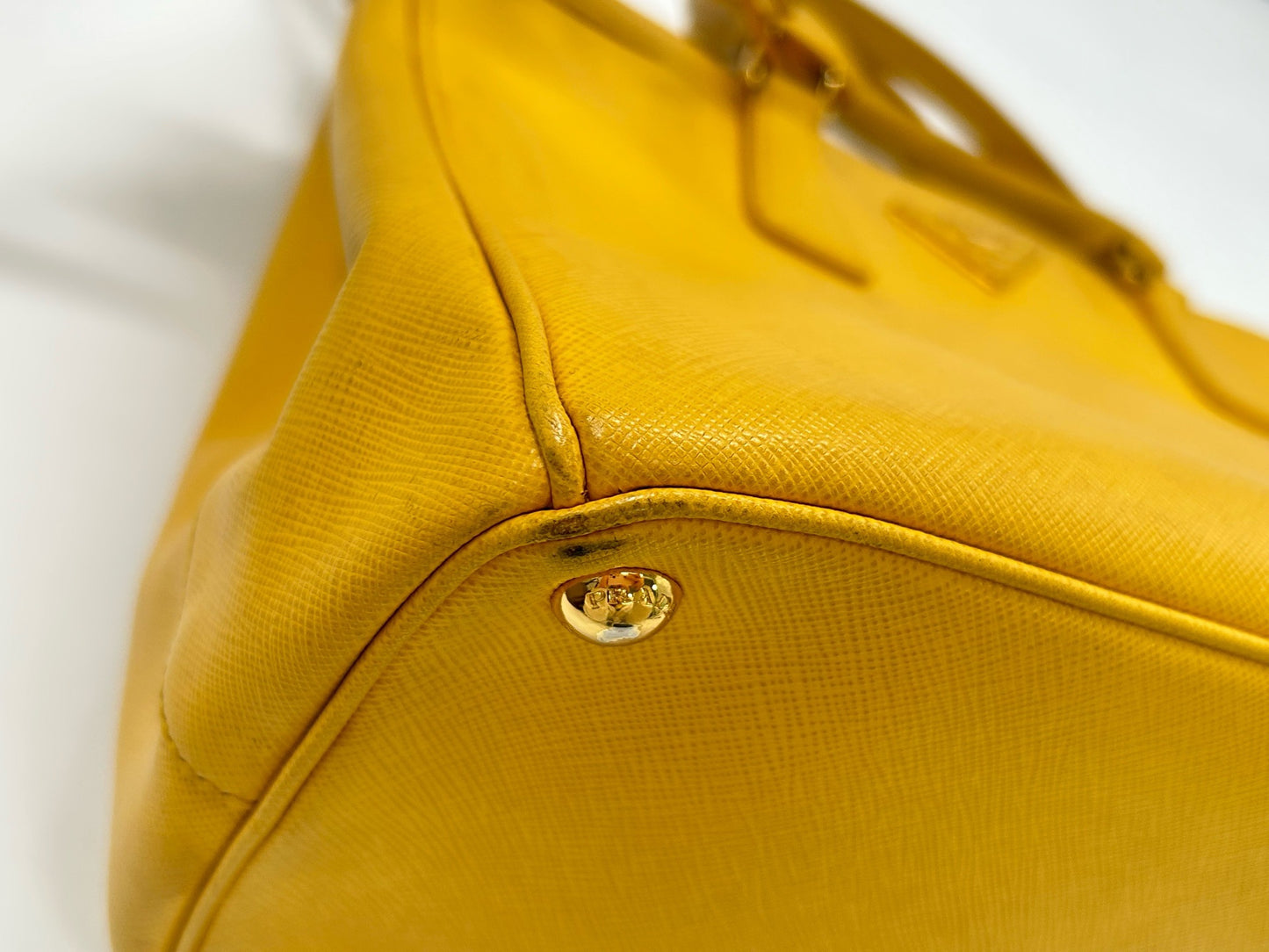 Prada - Galleria - Leather - Yellow - (Medium)