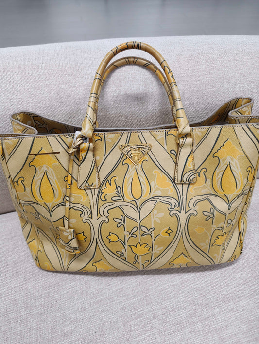 Prada - Galleria - Leather - Yellow - (Other)