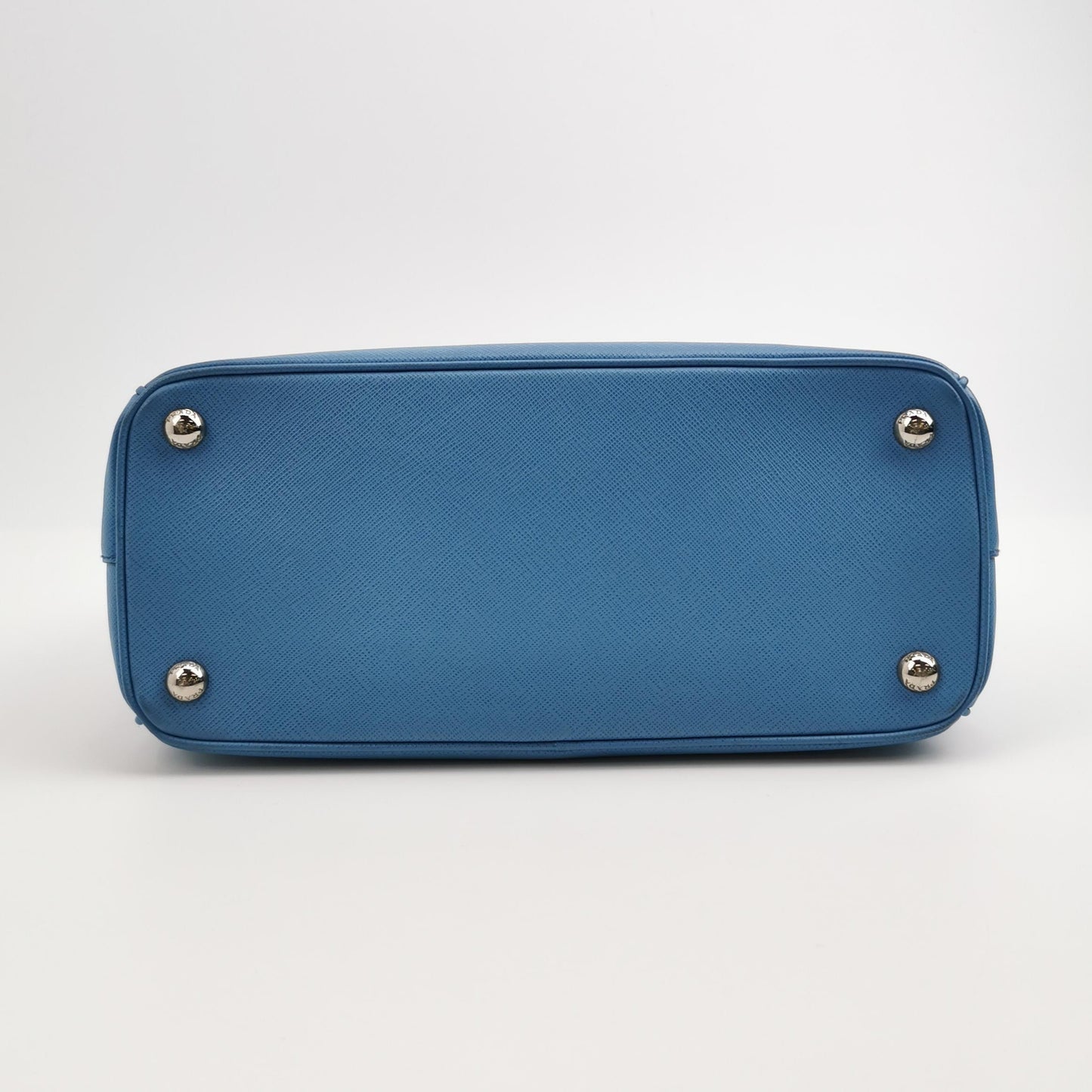 Prada - Galleria Saffiano Bag - Saffiano leather - Blue - (Small)