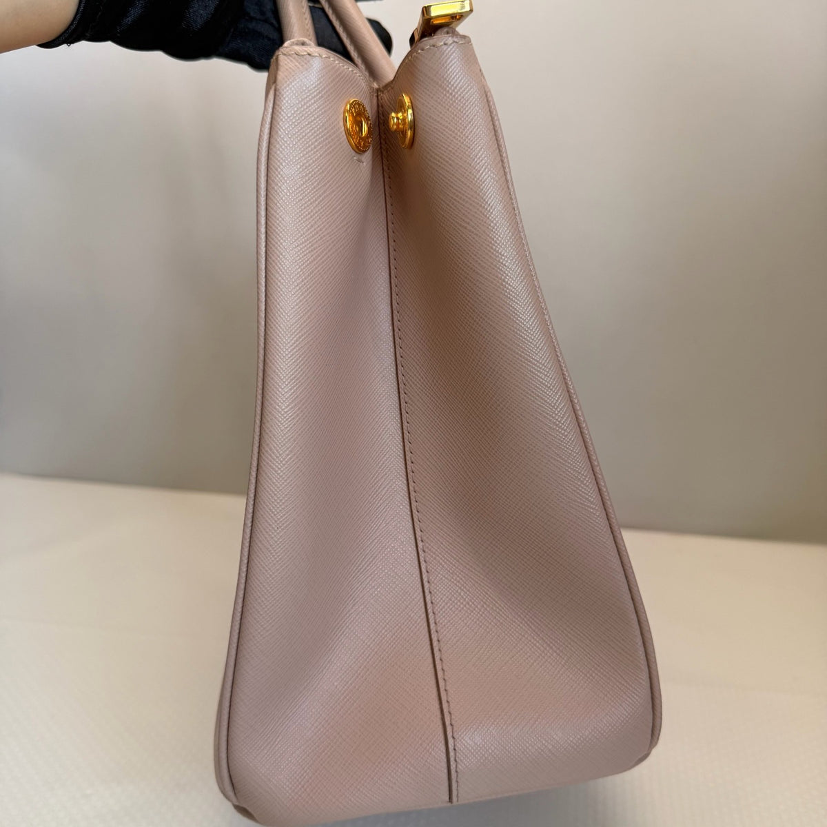 Prada - Galleria Saffiano Lux Tote - Leather - Pink - (large)