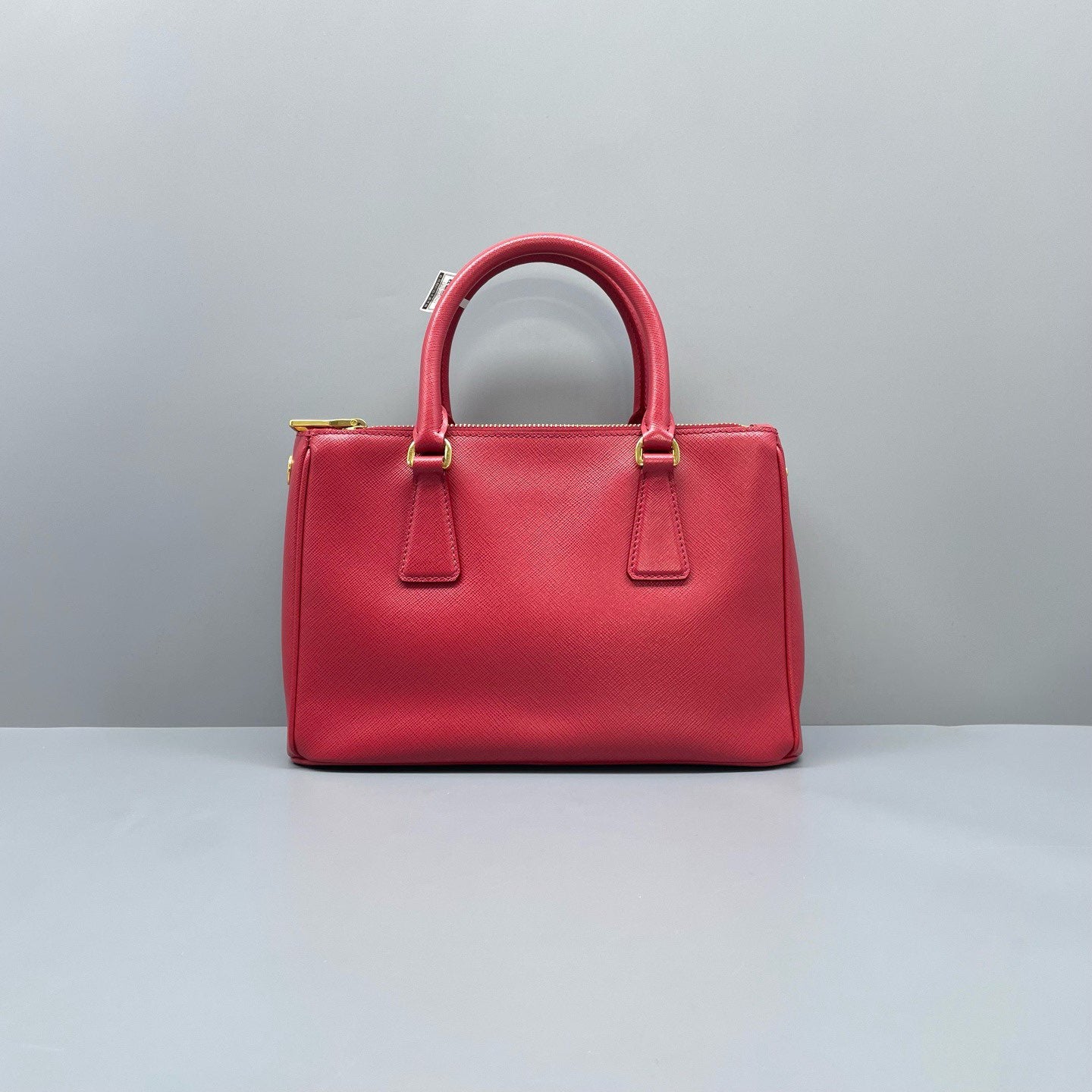 Prada - Galleria Saffiano Lux Tote - Saffiano leather - Red with Gold-Tone Hardware - (small)