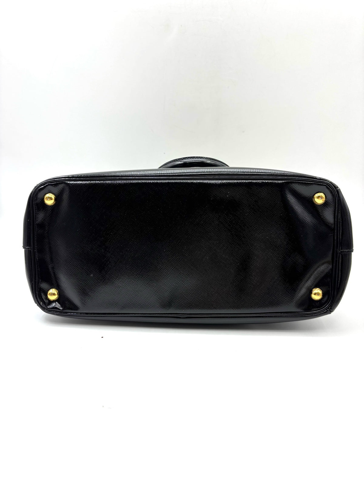 Prada - Galleria Saffiano - Patent leather - Black