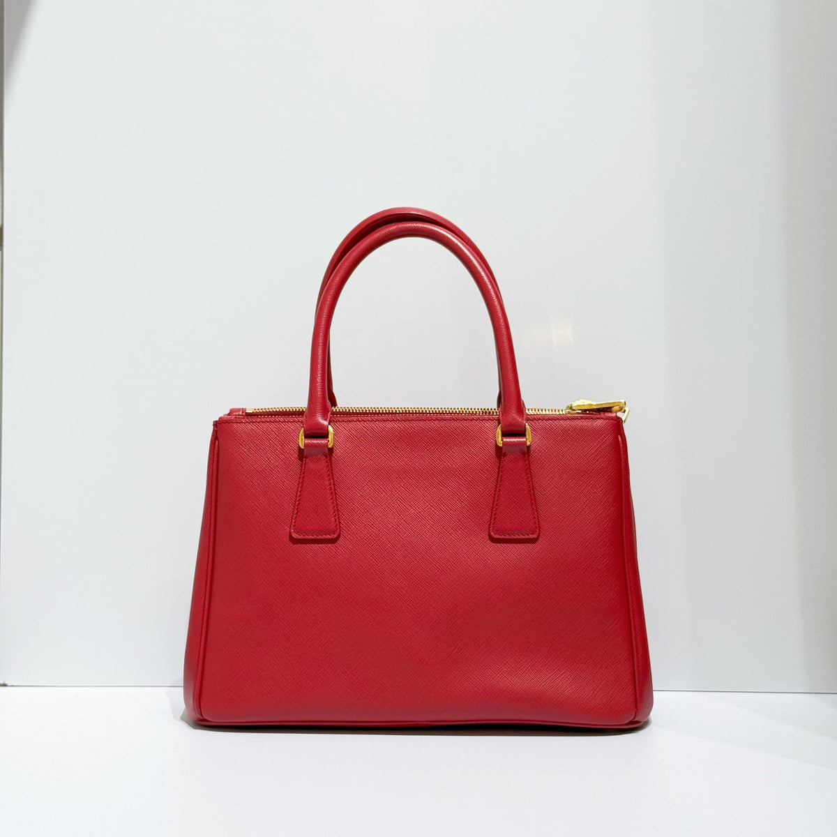 Prada - Galleria Small - Leather - Red - (small)