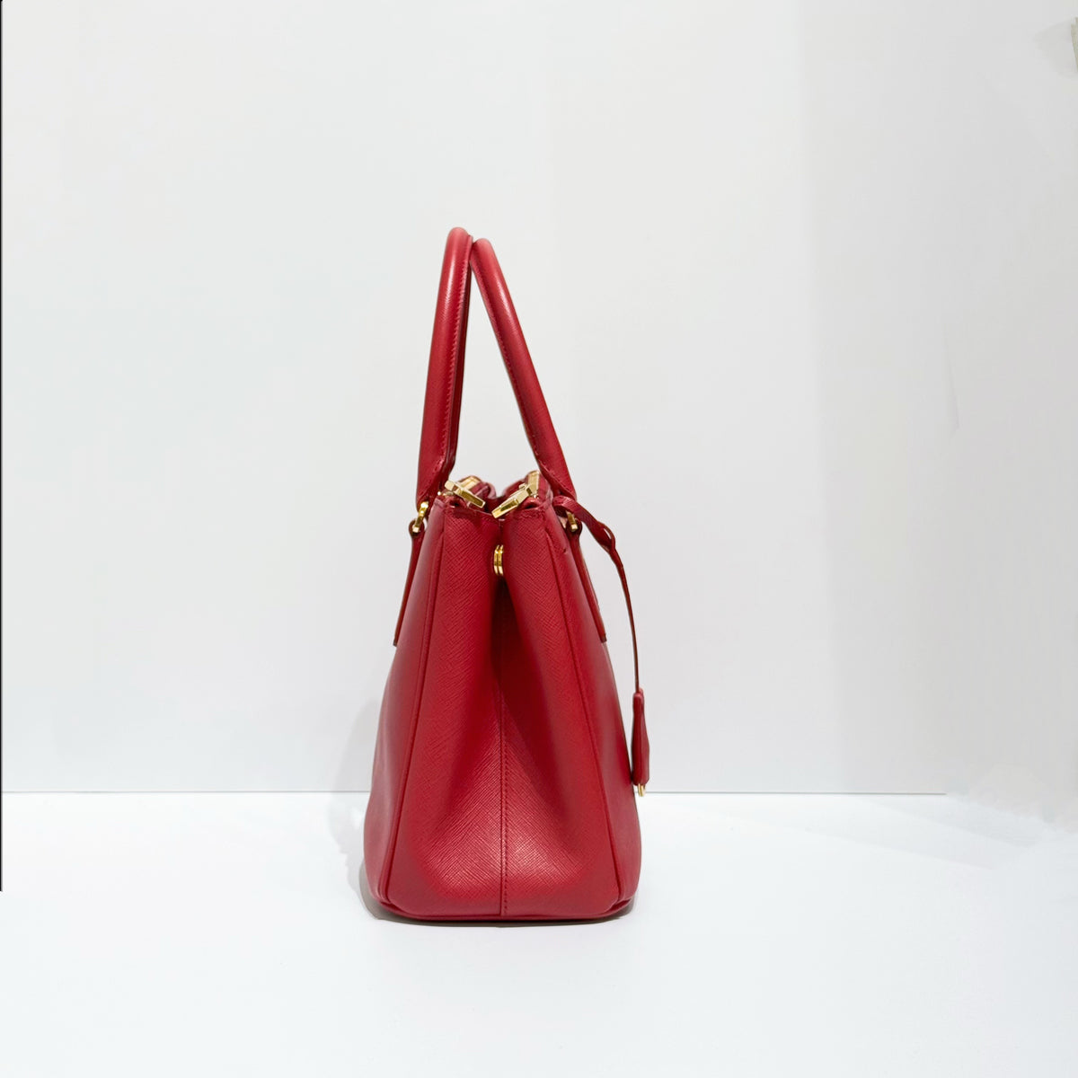 Prada - Galleria Small - Leather - Red - (small)