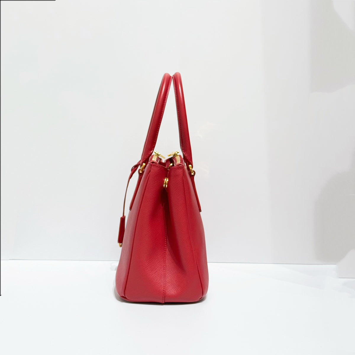 Prada - Galleria Small - Leather - Red - (small)