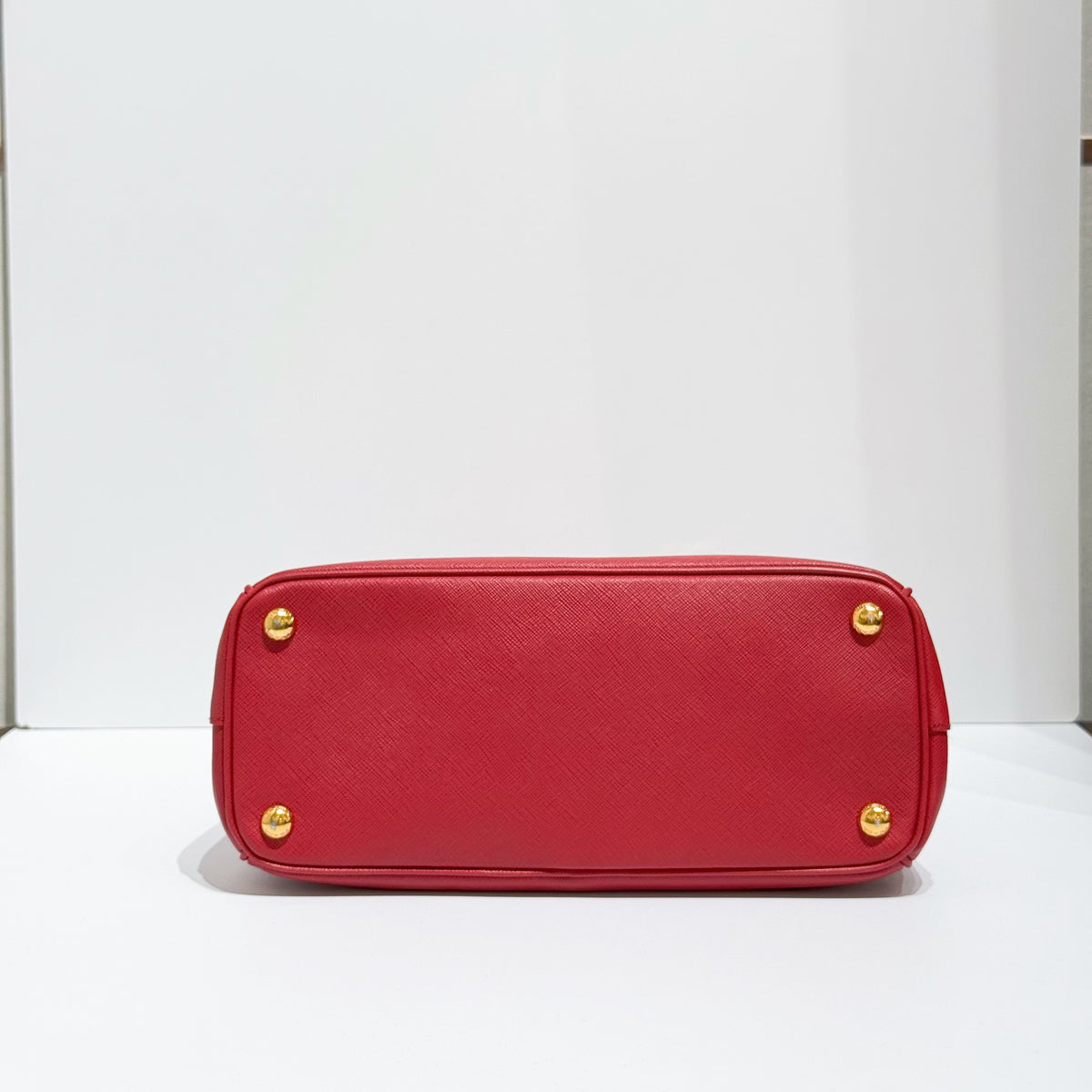 Prada - Galleria Small - Leather - Red - (small)