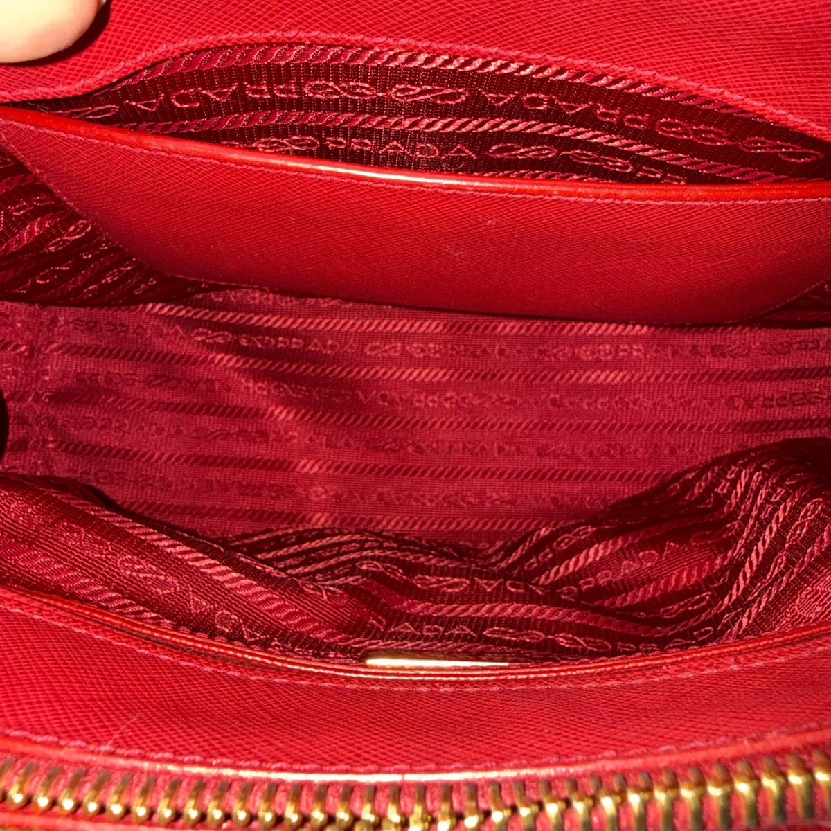Prada - Galleria Small - Leather - Red - (small)