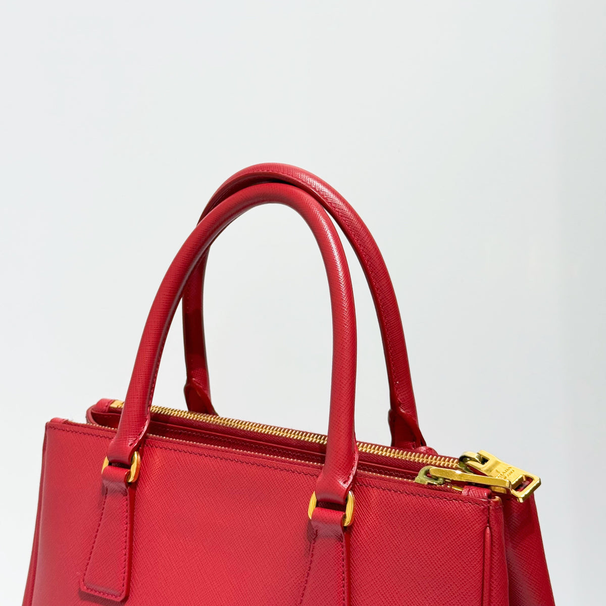 Prada - Galleria Small - Leather - Red - (small)
