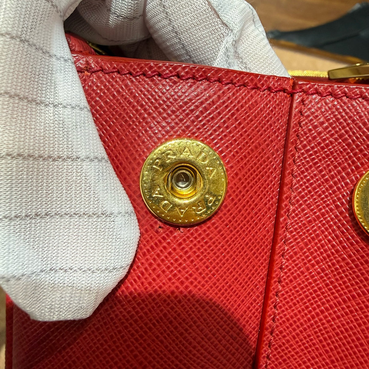 Prada - Galleria Small - Leather - Red - (small)