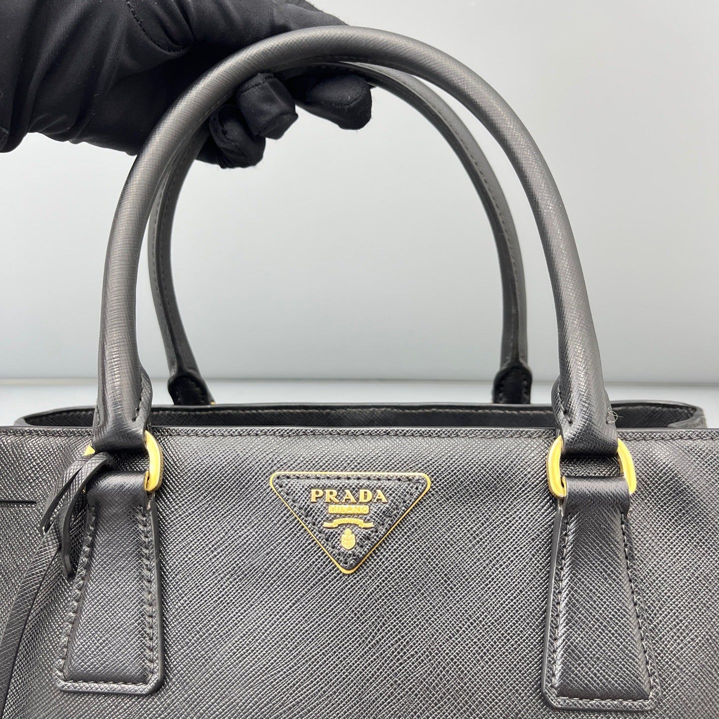 Prada - Galleria Tote - Leather - Black - (large)