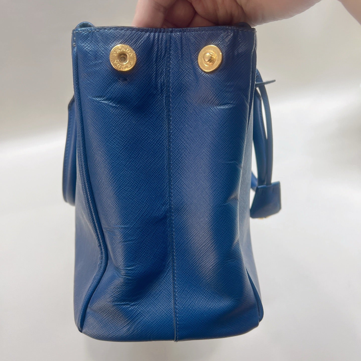 Prada - Galles - Leather - Blue - (medium)